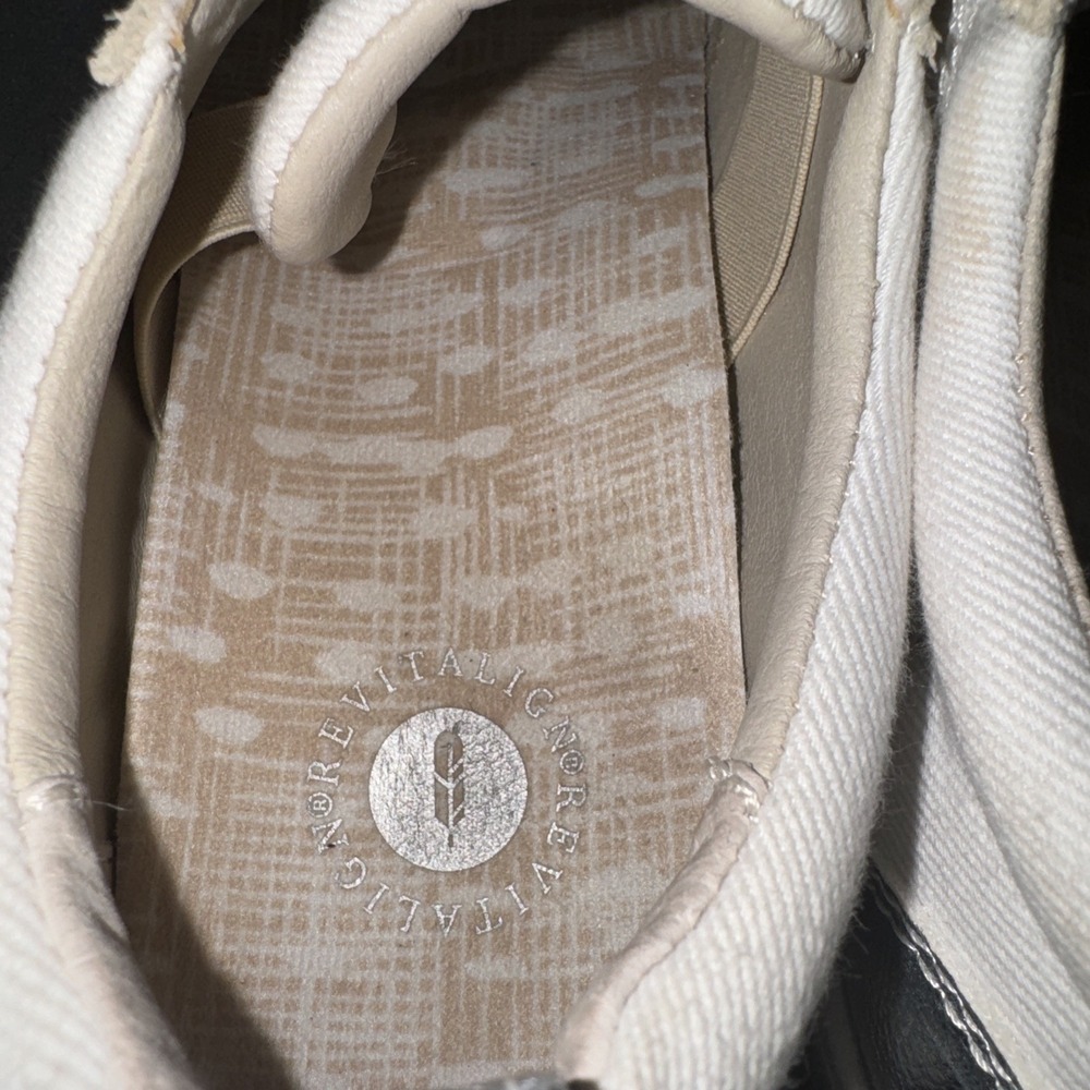 Revitalign Dara Comfort Orthopedic Slip On Shoe Suede Canvas Women's 8.5 - Picture 10 of 15